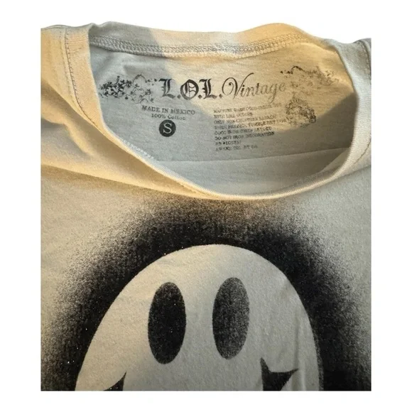 LOL Vintage Ghost Graphic T-Shirt - Picture 3 of 5